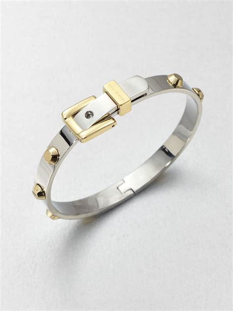 michael kors studded buckle bracelet|Michael Kors bracelet price.